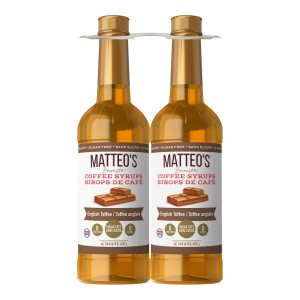English Toffee Flavoured Coffee Syrup